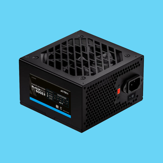 FUENTE DE PODER BLAZAR EVO FT600E 120MM 600W NEGRO (ES-05003E)