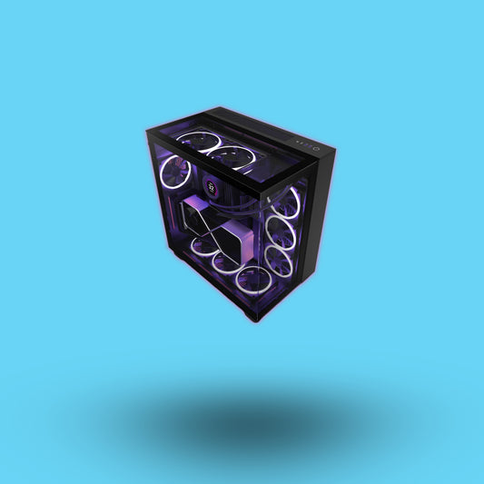 GABINETE NZXT H9 ELITE CON VENTANA MIDI-TOWER MINI-ITX USB SIN FUENTE 4 VENTILADORES (CM-H91EB-01)