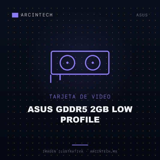 Tarjeta de Video ASUS GDDR5 2GB Low Profile