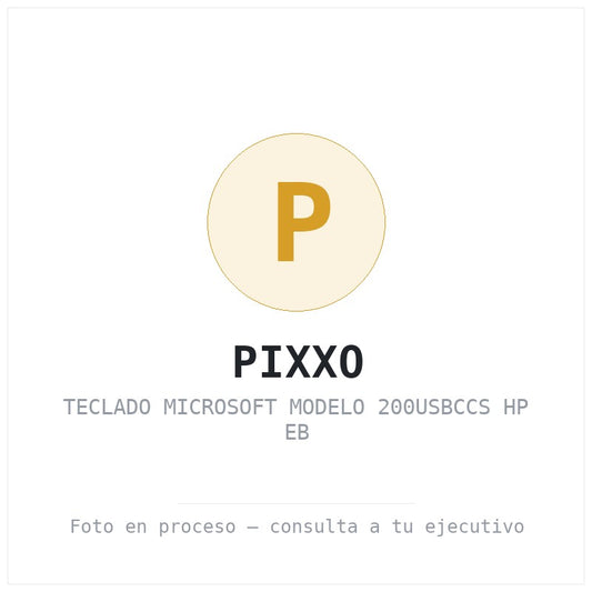 Teclado Microsoft Modelo 200USBCCS HP Eb