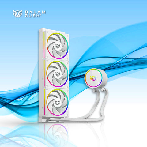 ENFRIAMIENTO LIQUIDO BALAM RUSH 360 HYDROX PRO V2 HX36 120MM LGA1700 RGB BLANCO (BR-941877)