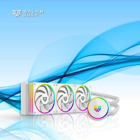 ENFRIAMIENTO LIQUIDO BALAM RUSH 360 HYDROX PRO V2 HX36 120MM LGA1700 RGB BLANCO (BR-941877)