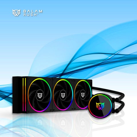 ENFRIAMIENTO LIQUIDO BALAM RUSH 360 HYDROX PRO V2 HX36 120MM LGA1700 RGB NEGRO (BR-941860)