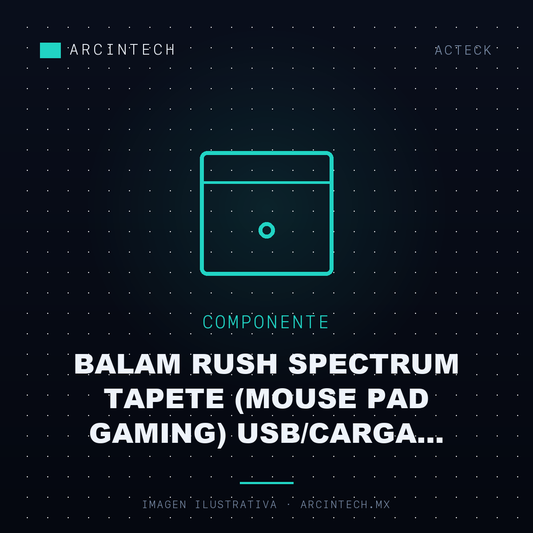 Balam Rush Spectrum Tapete (mouse Pad Gaming) Usb/carga Inalambrica/rgb/ Heimdall