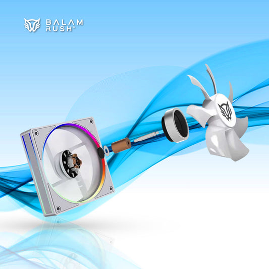 ENFRIAMIENTO LIQUIDO BALAM RUSH HYDROX PRO V2 HX24 240MM ARGB 4 PINES 2200 RPM TDP 250W LGA1700 AM5 BLANCO (BR-941891)