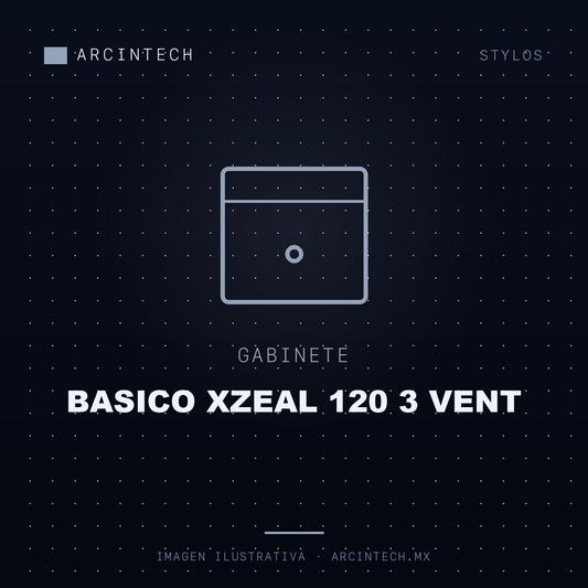Gabinete Basico Xzeal 120 3 Vent