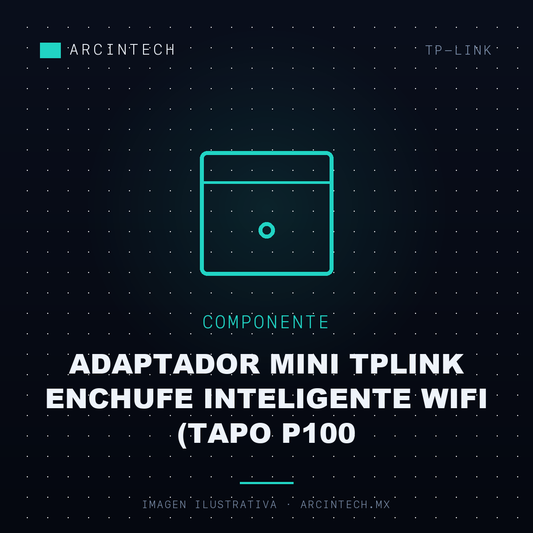 Adaptador Mini Tplink Enchufe Inteligente WiFi (tapo P100 (1-PACK))
