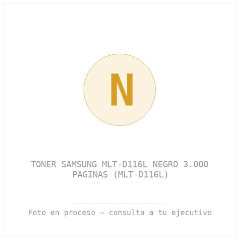 Toner Samsung MLT-D116L Negro 3.000 Paginas
