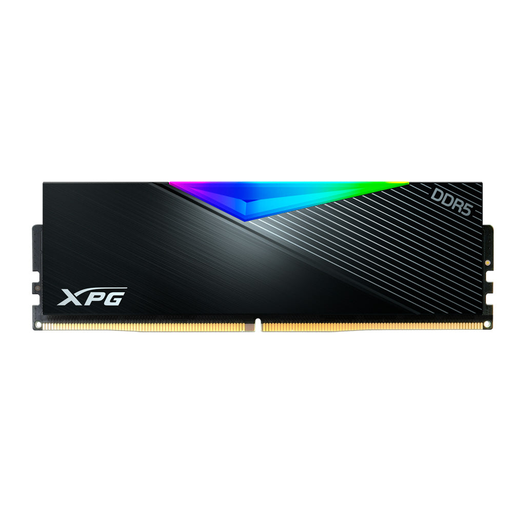 MEMORIA RAM XPG ADATA LANCER RGB DDR5 DIMM 5200MHZ 16GB ECC CL38 XPM NEGRO (AX5U5200C3816G-CLARBK)