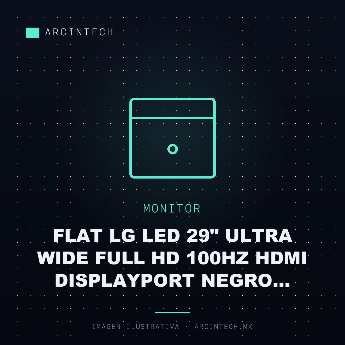 Monitor Flat Lg LED 29" Ultra Wide Full HD 100Hz HDMI Displayport Negro 29U511A-B Singtia