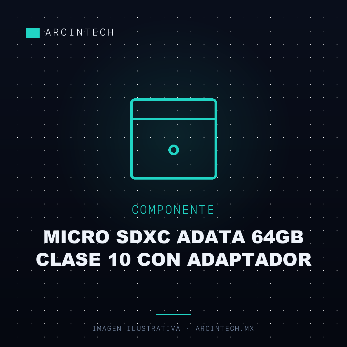 Memoria Micro Sdxc Adata 64GB Clase 10 con Adaptador