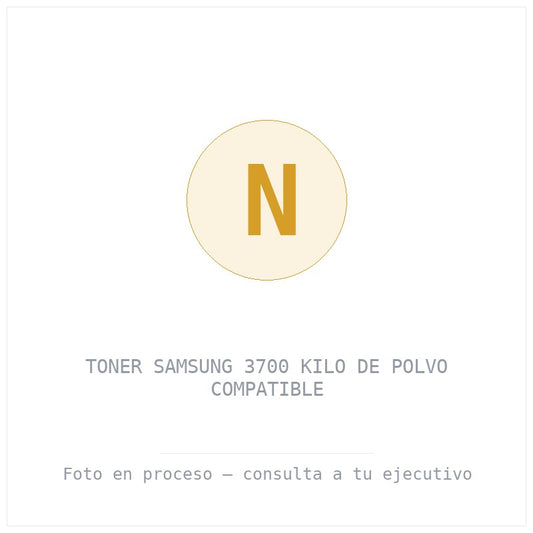Toner Samsung 3700 Kilo de Polvo Compatible