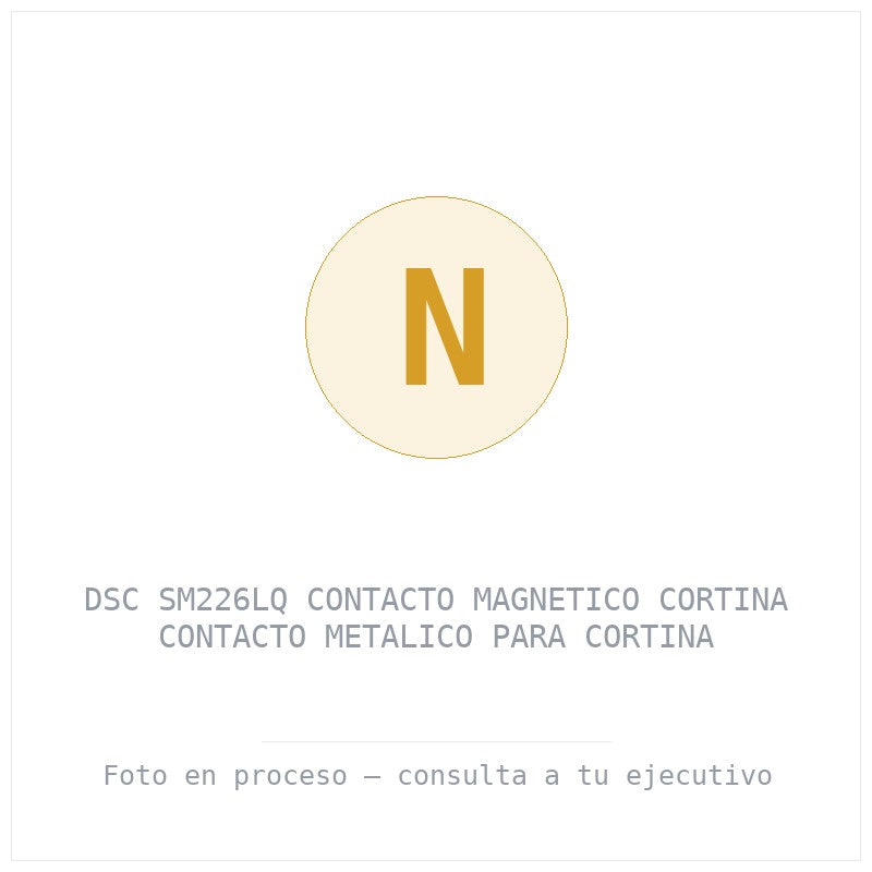 Dsc SM226LQ Contacto Magnetico Cortina Contacto Metalico para Cortina