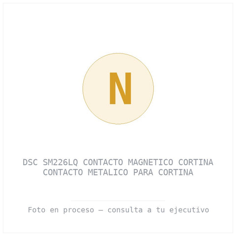 Dsc SM226LQ Contacto Magnetico Cortina Contacto Metalico para Cortina