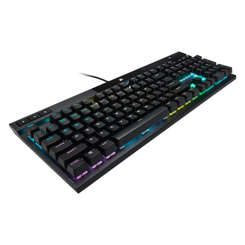 TECLADO CORSAIR K70 PRO RGB TECLAS PROFESIONALES MECANICO OPTICO ALAMBRICO PBT DOBLE CAPA RETROILUMINADO (CH-910941A-NA)