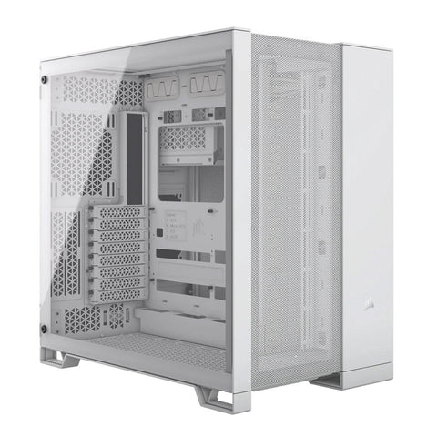 GABINETE CORSAIR 6500D AIRFLOW BLANCO SEMITORRE 2 CAMARAS ATX CRISTAL TEMPLADO GAMER (CC-9011260-WW)