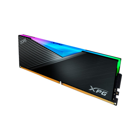 MEMORIA RAM XPG ADATA LANCER RGB DDR5 DIMM 5200MHZ 16GB ECC CL38 XPM NEGRO (AX5U5200C3816G-CLARBK)