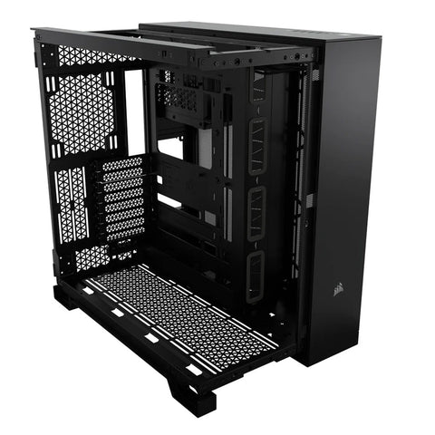 GABINETE CORSAIR AIRFLOW 6500D NEGRO SEMITORRE 2 CAMARAS ATX CRISTAL TEMPLADO GAMER (CC-9011259-WW)