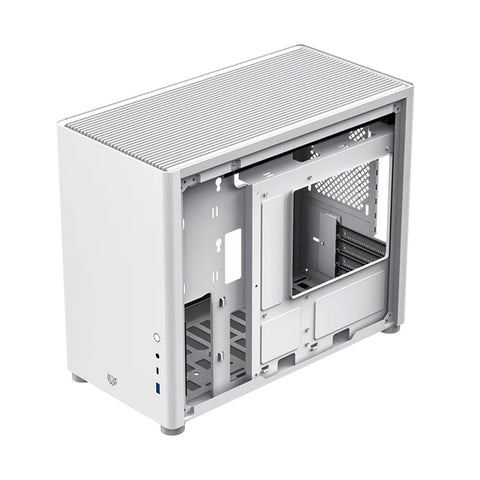 GABINETE GAMER BALAM RUSH ERIS FROST GI985 M-ATX MINI TORRE CRISTAL TEMPLADO USB-C BLANCO (BR-935647)