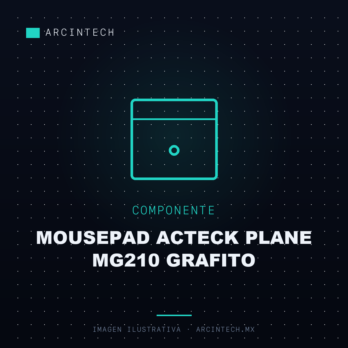 Mousepad Acteck Plane MG210 Grafito