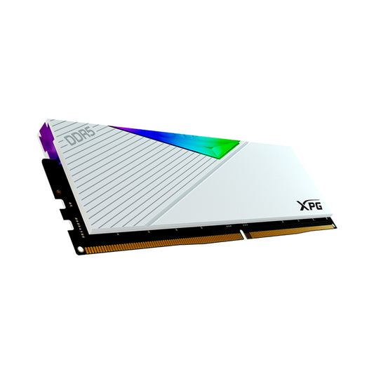 MEMORIA RAM XPG ADATA LANCER DIMM RGB DDR5 5200MHZ 16GB ECC CL38 BLANCO (AX5U5200C3816G-CLAWH)