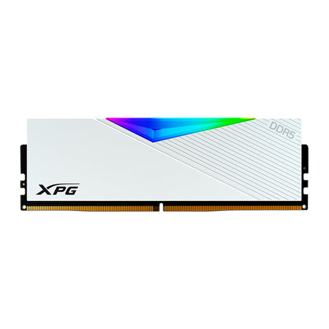 MEMORIA RAM XPG ADATA LANCER DIMM RGB DDR5 5200MHZ 16GB ECC CL38 BLANCO (AX5U5200C3816G-CLAWH)