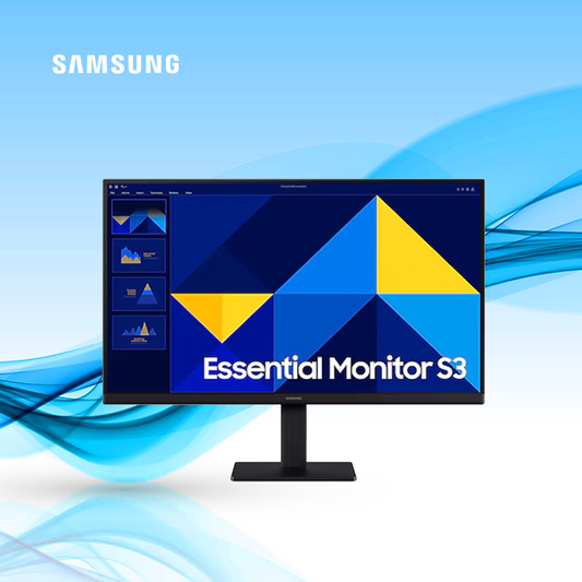 MONITOR LED SAMSUNG 22 PULGADAS /S3 S30GD ESSENTIAL/  FHD (1920 X 1080) / IPS / PLANO/HDMI/D-SUB/ 100HZ / NEGRO (LS22D300GALXZX)