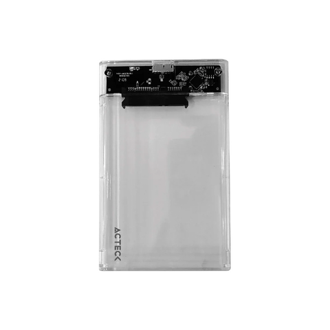 Case (carcasa) de Disco Duro Acteck Armor Clear HC440 2.5 Tipo C 3.2 Transparente