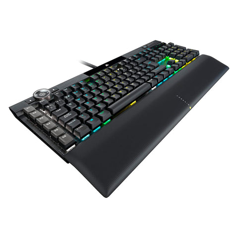 TECLADO CORSAIR K100 PRO RGB MECANICO ALAMBRICO CHERRY MX SPEED NEGRO (CH-912A014-NA)