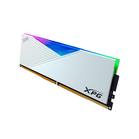 MEMORIA RAM XPG ADATA LANCER DIMM RGB DDR5 5200MHZ 16GB ECC CL38 BLANCO (AX5U5200C3816G-CLAWH)