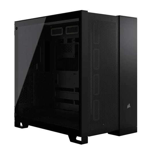 GABINETE CORSAIR AIRFLOW 6500D NEGRO SEMITORRE 2 CAMARAS ATX CRISTAL TEMPLADO GAMER (CC-9011259-WW)