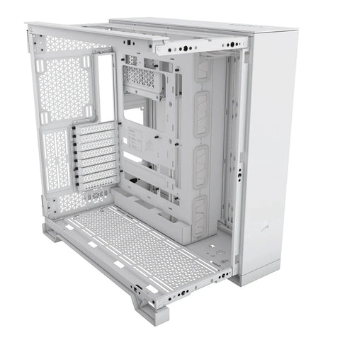 GABINETE CORSAIR 6500D AIRFLOW BLANCO SEMITORRE 2 CAMARAS ATX CRISTAL TEMPLADO GAMER (CC-9011260-WW)