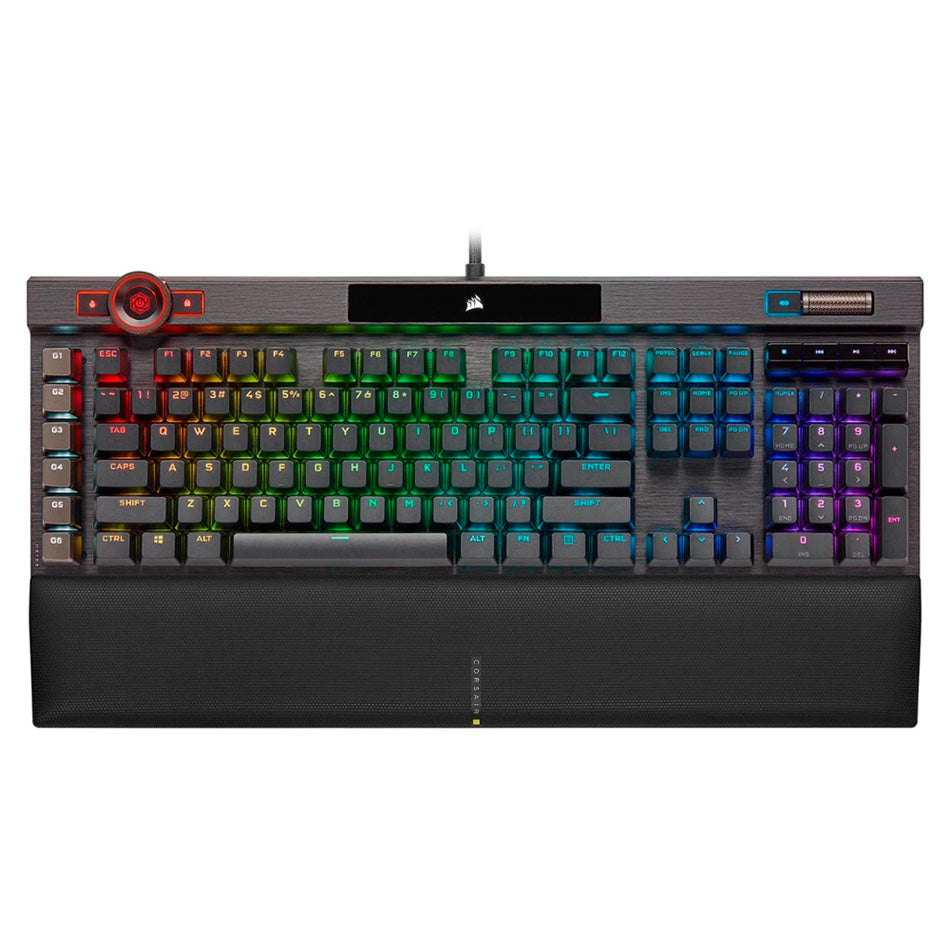 TECLADO CORSAIR K100 PRO RGB MECANICO ALAMBRICO NEGRO (CH-912A01A-NA)