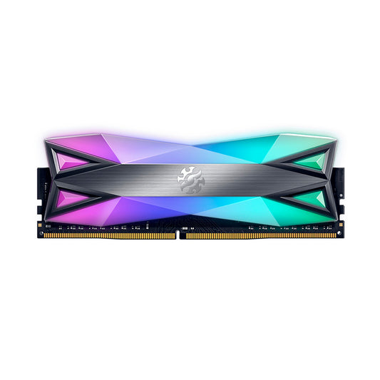 MEMORIA RAM DIMM ADATA XPG SPECTRIX D60G RGB DDR4 3600MHZ 16GB NON-ECC CL18 XMP (AX4U360016G18I-ST60)