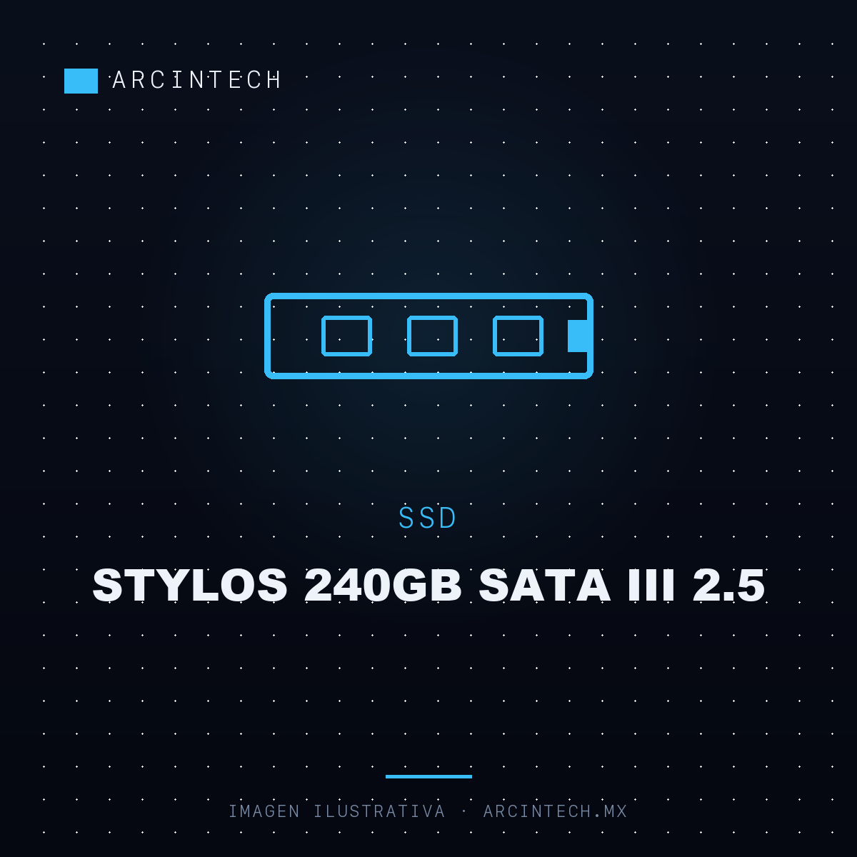 Unidad de Estado Solido SSD Stylos 240GB SATA Iii 2.5