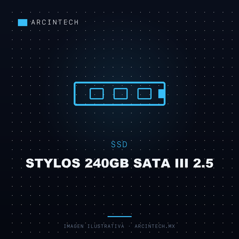 Unidad de Estado Solido SSD Stylos 240GB SATA Iii 2.5