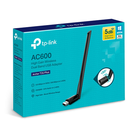 ADAPTADOR DE RED TP-LINK DUAL INALAMBRICO WLAN BAN A600 (ARCHER T2U PLUS)