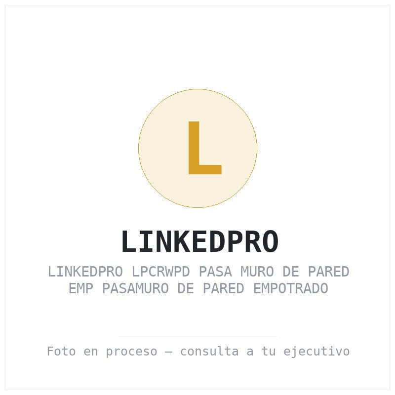 Linkedpro Lpcrwpd Pasa Muro de Pared Emp Pasamuro de Pared Empotrado