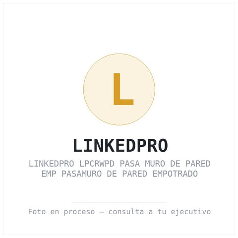 Linkedpro Lpcrwpd Pasa Muro de Pared Emp Pasamuro de Pared Empotrado