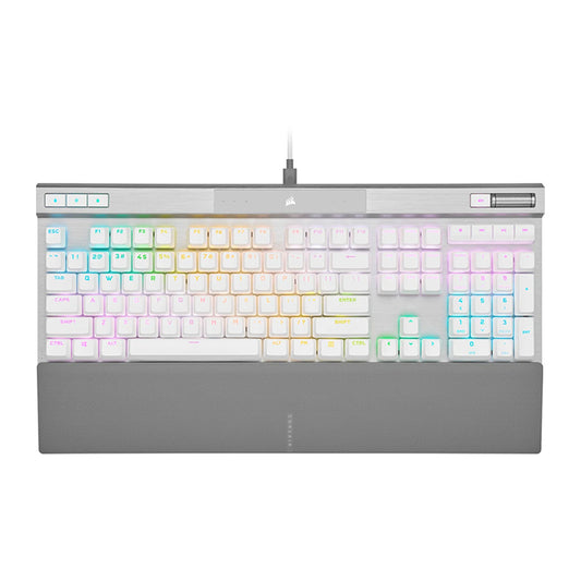 TECLADO CORSAIR K70 PRO RGB OPTICO MECANICO ALAMBRICO BLANCO (CH-910951A-NA)