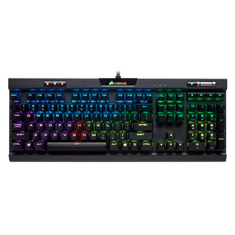 TECLADO CORSAIR K70 RGB PRO MECANICO ALAMBRICO PBT DOUBLE SHOT PRO CHERRY MX RED (CH-9109410-NA)