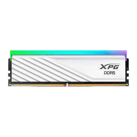 MEMORIA RAM DIMM ADATA XPG LANCER BLADE RGB DDR5  6000MHZ  16GB  NON-ECC CL30  XMP  BLANCO (AX5U6000C4816G-SLABRWH)