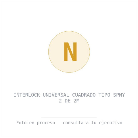 Interlock Universal Cuadrado Tipo Spny 2 de 2M