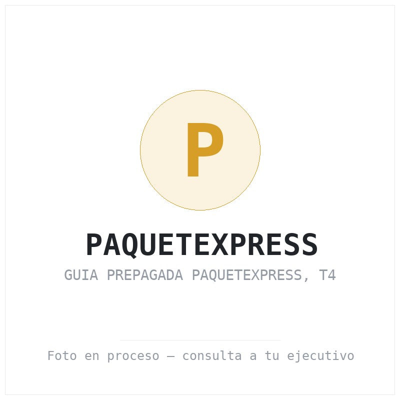 Guia Prepagada Paquetexpress, T4