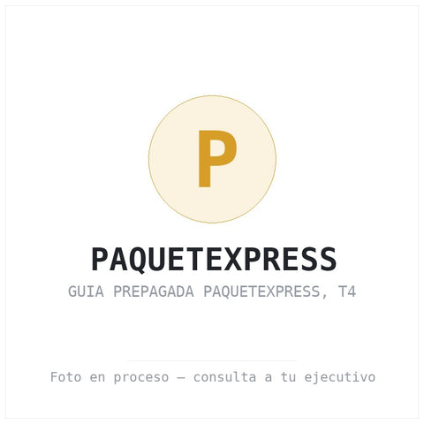 Guia Prepagada Paquetexpress, T4