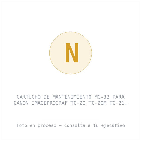 Cartucho de Mantenimiento MC-32 para Canon Imageprograf TC-20 TC-20M TC-21 TC-21M TC-5200 TC-5200M para Cartucho de Mantenimien