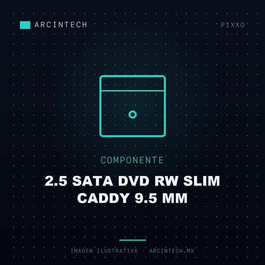Case 2.5 SATA Dvd Rw Slim Caddy 9.5 Mm