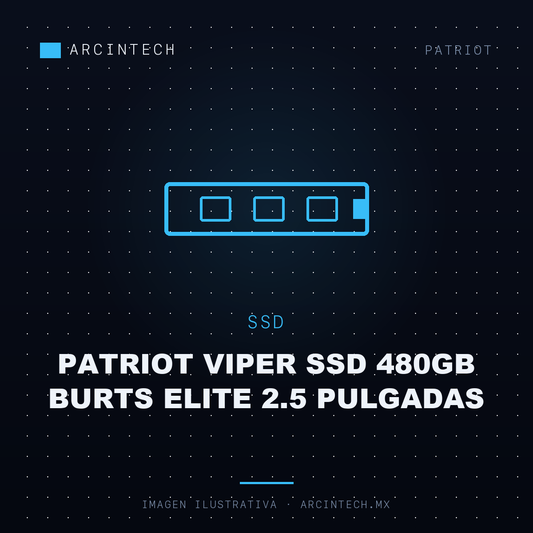 Patriot Viper SSD 480GB Burts Elite 2.5 Pulgadas