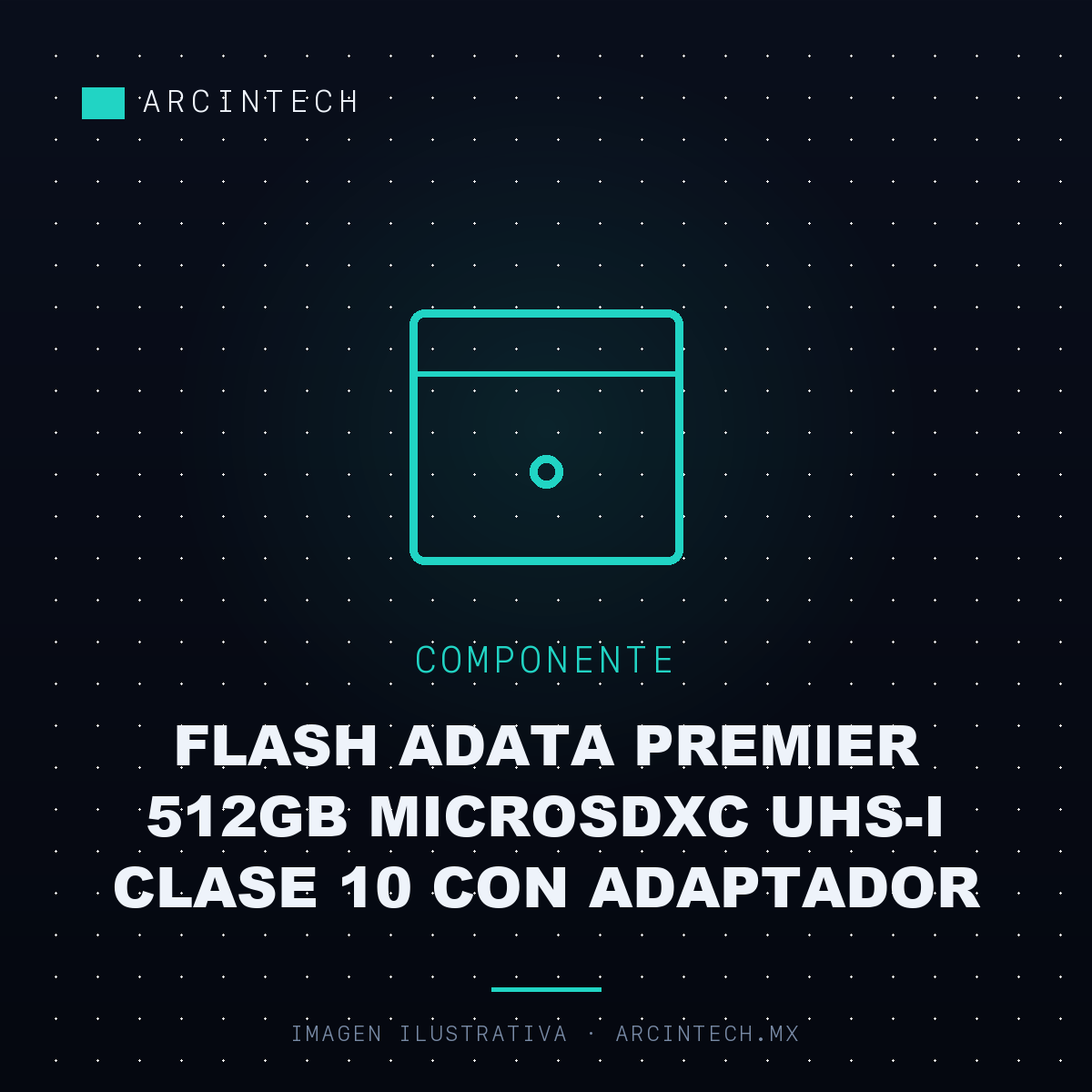 Memoria Flash Adata Premier 512GB Microsdxc Uhs-i Clase 10 con Adaptador