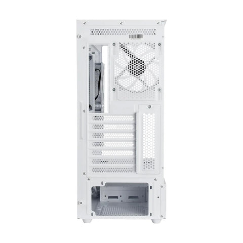 GABINETE BALAM RUSH TANK SUPER 9200 TB VENTANA RGB MIDI-TOWER SIN FUENTE 3 VENTILADORES RGB INSTALADOS BLANCO (BR-938730)